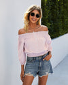Gypsy Boho Blouse with Bare Shoulders cute
