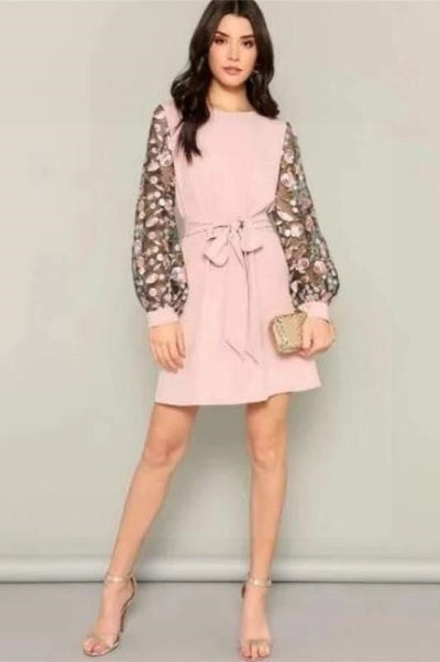 USA Pink Boho chic dress cute