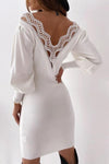 Cowgirl White Boho Lace Halter Dress summer