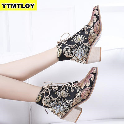 mother of the bride Boho Boots for Women Ethnic
