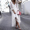 Lace Boho Lace Dress White Long Sleeve Vintage