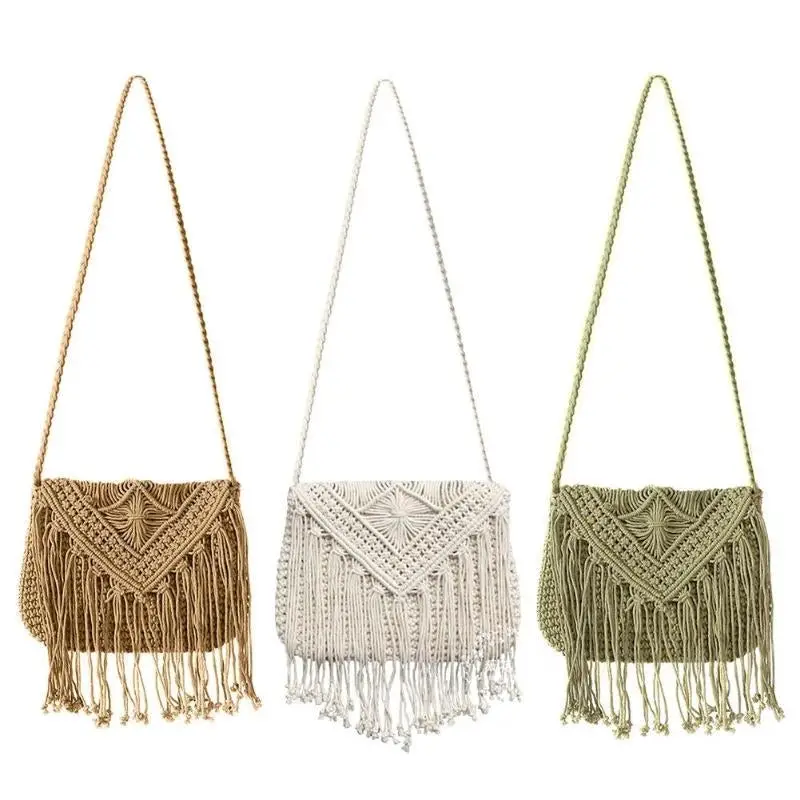 How to make a beautiful long fringe lace purse , boho , hippie bag