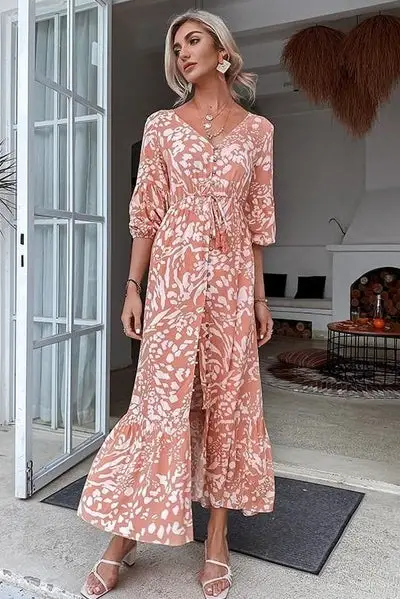 Cowgirl Very Long Boho Dress mother of the bride