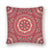 Hippie Boho Cushion Red for sale