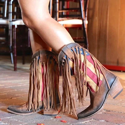 Cowgirl Boho Indian Boots formal
