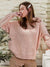 Boho Pink Chic Sweater