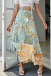 women Maxi Skirt Vintage with Flowers 2022
