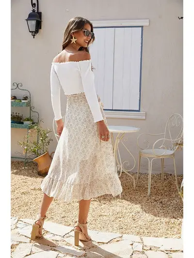 summer Boho Petticoat Skirt Lace