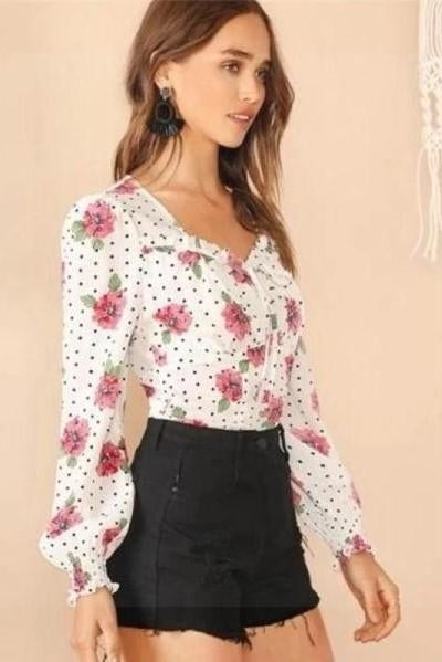 Retro Boho style blouse for women USA