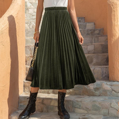 Ethnic Boho Maxi Pleated Skirt bridesmaid dresses