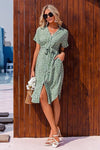 summer Green Boho Maxi Dress1 cute