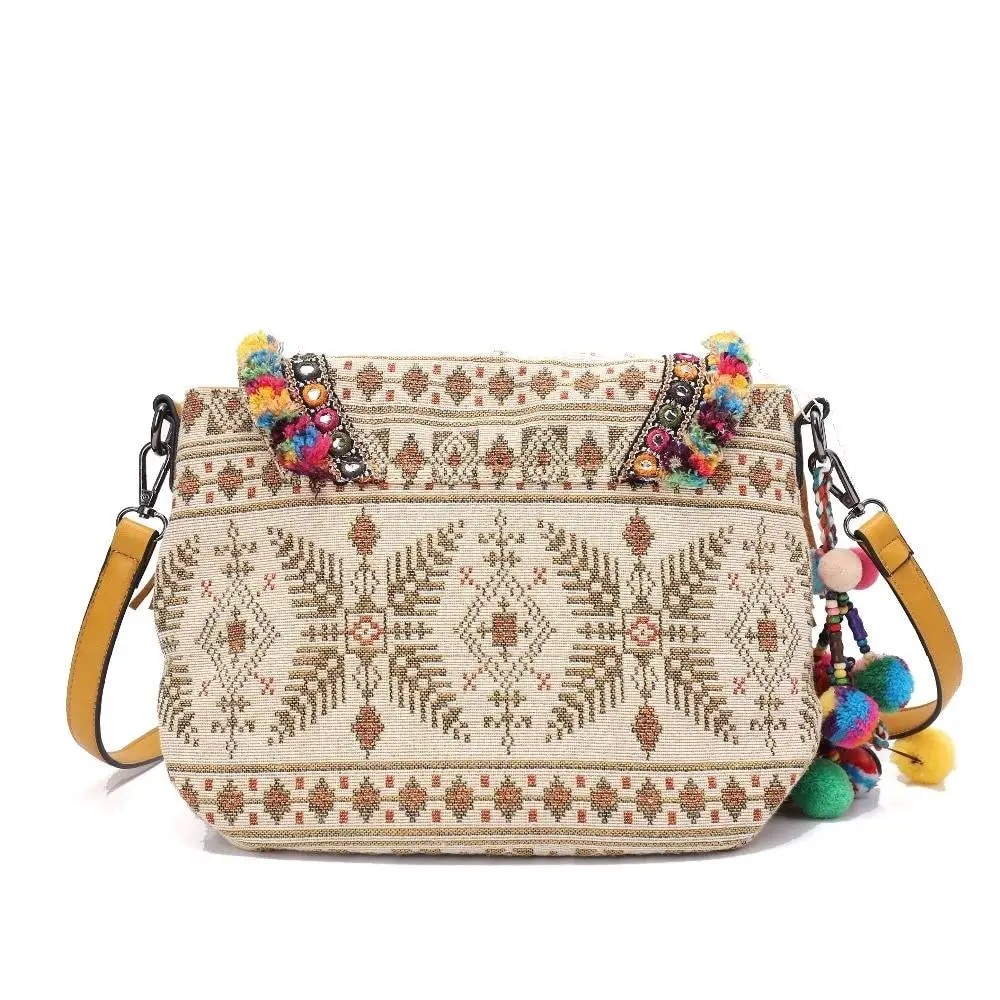 Indian Consigners Shoulder Bag Cotton Elephant Tree Hippie Handbags,  Size/Dimension: M at Rs 380/piece in Jaipur