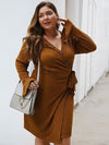 Ethnic Large Size Fall Winter Dress wedding guest