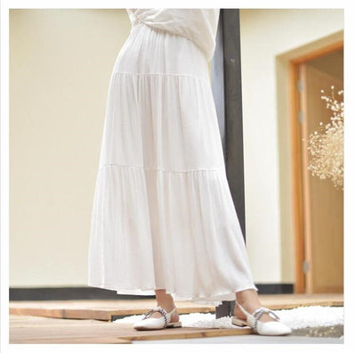 mother of the bride Long Boho Skirt White Twist bridesmaid dresses