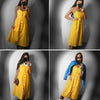 summer Gypsy Maxi Dress Yellow women
