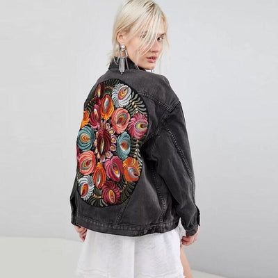 2021 Boho Jean Jacket for Women mother of the bride