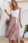 for sale Long Boho Skirt Pink Leopard party