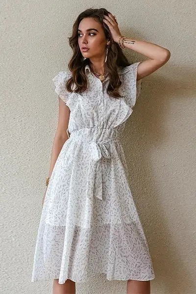 mother of the bride White Vintage Country Dress USA
